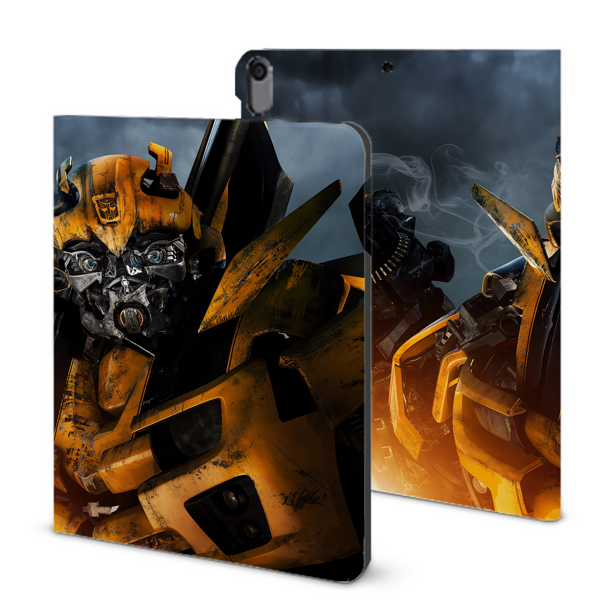 （画像用） Transformers トランスフォーマー IPad ケース ブック型 PUレザー TPU 耐衝撃 軽量 薄型 ペン収納なし 全面保護 IPad 各モデル対応